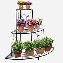 Corner Shelf Flower Pots Planters Display Stand