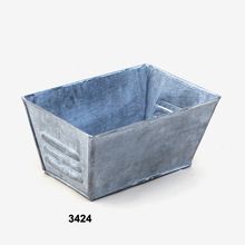 Galvanized Rectangle Planter