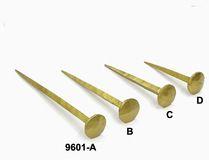 Hand Forged Round Shape Brass Decorative Nails