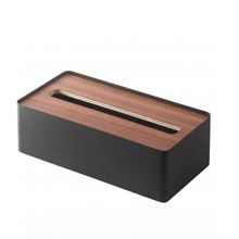 Metal Wooden Rectangular Tissue Box Holder