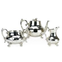 Silver Plated Tea Set Coffee Pot