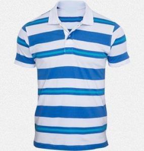 Mens Striped Polo T-Shirts