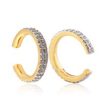 ave Diamond Ethnic Hoop Earrings