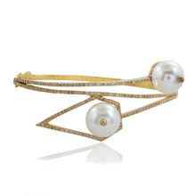 Diamond Pearl Bangle