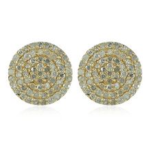 Gold Diamond Stud Earrings