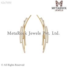 Pave Diamond Ear Cuffs