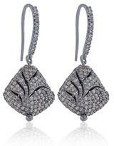 Pave Diamond Hook Earrings