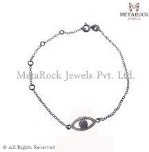 Silver Evil Eye Bracelet