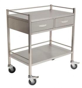 Stainless Steel Double Decker Trolley