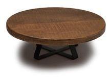 Brown Wood Cake Stand