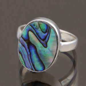 Abalone Shell Ring