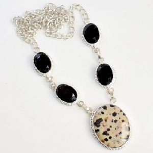 Dalmatian Gemstone Necklace