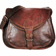 Prastara real Handmade leather sling messenger bags