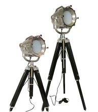 nickel tripod floor light