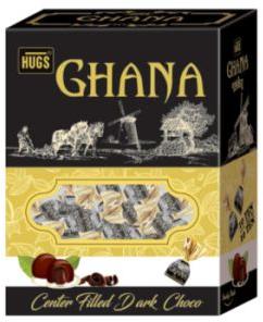 Hugs Ghana Twist Family Pack - Moulded Dark Chocolate