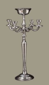 5 arms Aluminum candlebra