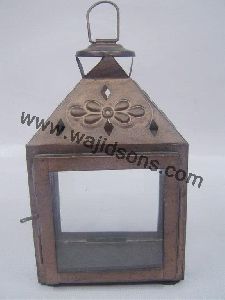 antique metal lantern