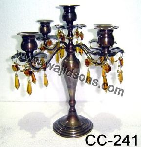 Crystal Black Candelabra