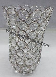 crystal votives vase