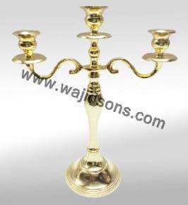 GOLD CANDELABRA/CANDLE STAND/CANDLE HOLDER