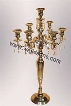 gold crystal candelabra