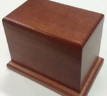 HAND CRAFTED WOODEN CREMATION URN FOR ASHES