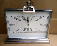 metal table decoration clock