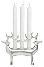 Silver candle stand for home decoration