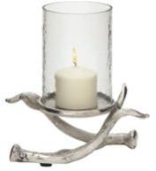 METAL HORN CANDLE HOLDER