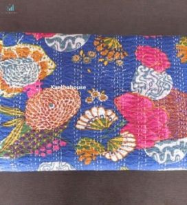 Bedspread Throw Cotton Blanket Gudari Quilt