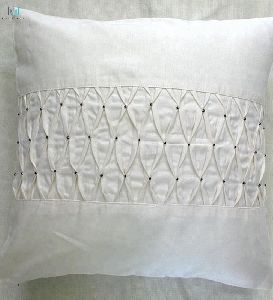 cushion cover with bead work