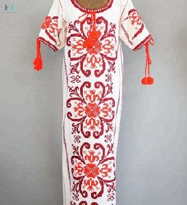 Hand Embroidered Mexican Kaftan