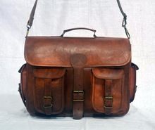 indian leather shoulder office bag