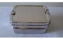 stainless steel double decker lunch box