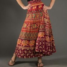 peacock mandala skirts