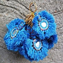 pom pom key ring