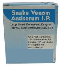 Snake Venom Antiserum I.P Injection