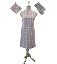 Cotton Check Designed Apron