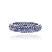 Blue Sapphire Gemstone Band Ring