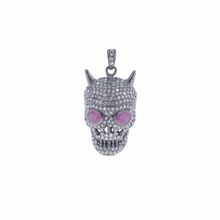 Diamond pave skull shaped Pendants