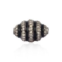 Pave Diamond Bead Spacer Jewelry