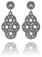 Pave Diamond Dangle Earrings