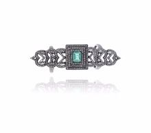 Pave Diamond Gemstone Knuckle Ring