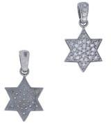 Pave Diamond Symbol Charm Pendant