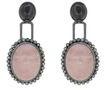 Pink Opal Garnet Earrings