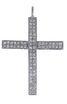 Silver Cross Charm Pendant