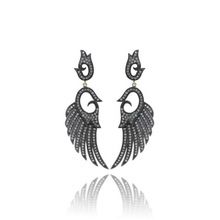 Silver Feather Earrings