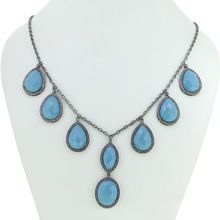 Turquoise Necklace Earring Set