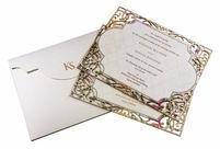 Laser cut wedding Invitation