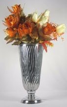 Decorative Metal Flower Vase,